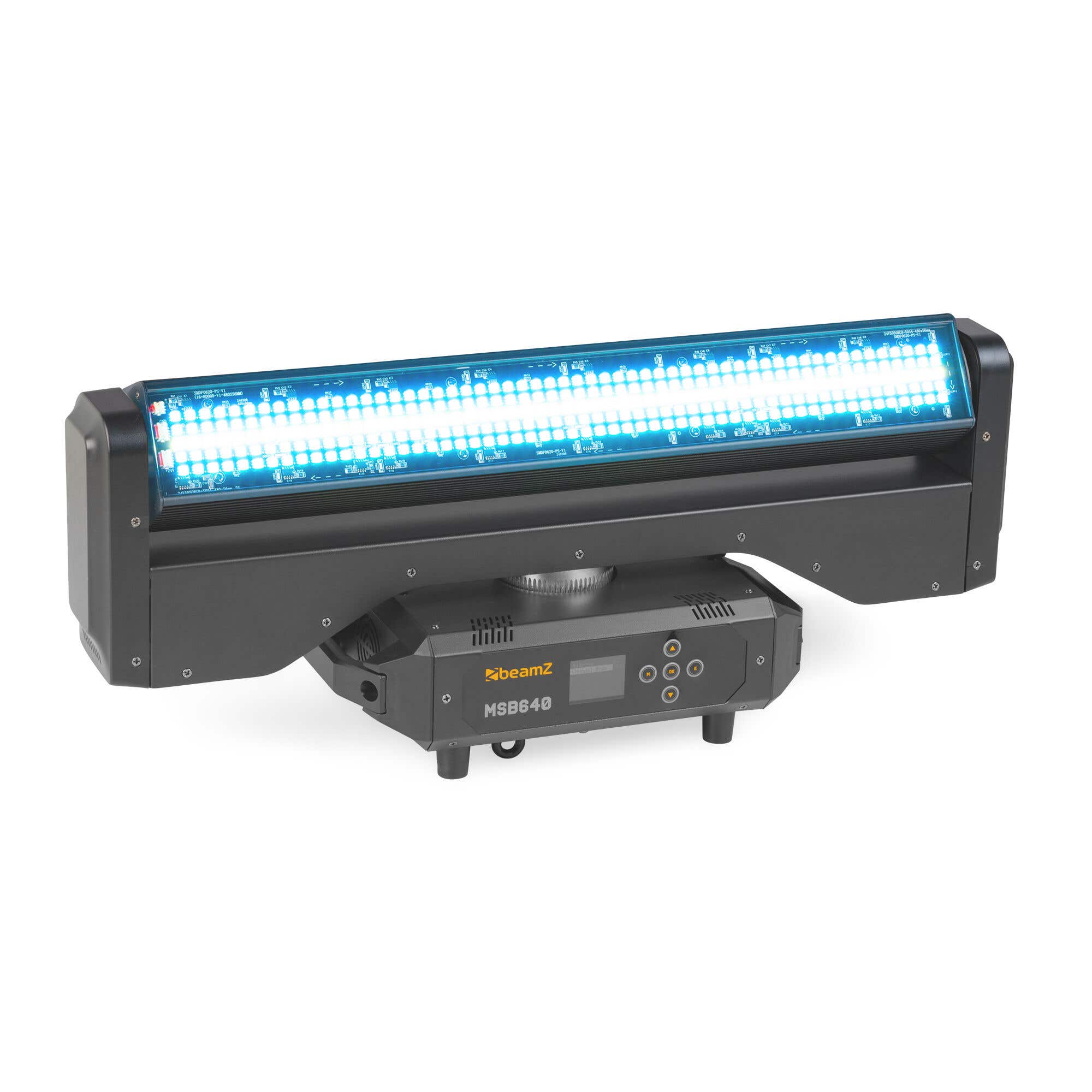 BeamZ MSB640 doppelseitige Moving LED Bar – RGBW LED & Strobe – 720° schwenkbar