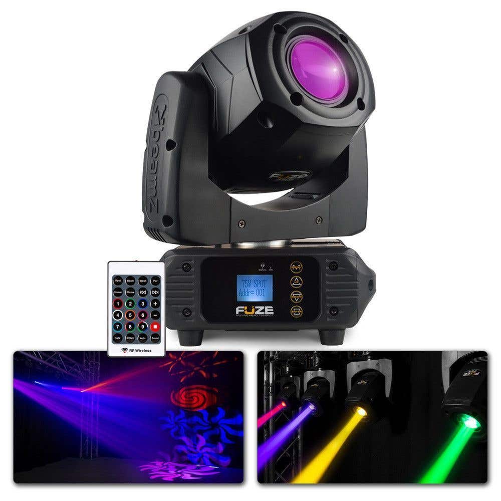 BeamZ FUZE75S Spot Moving Head mit 75 W LED