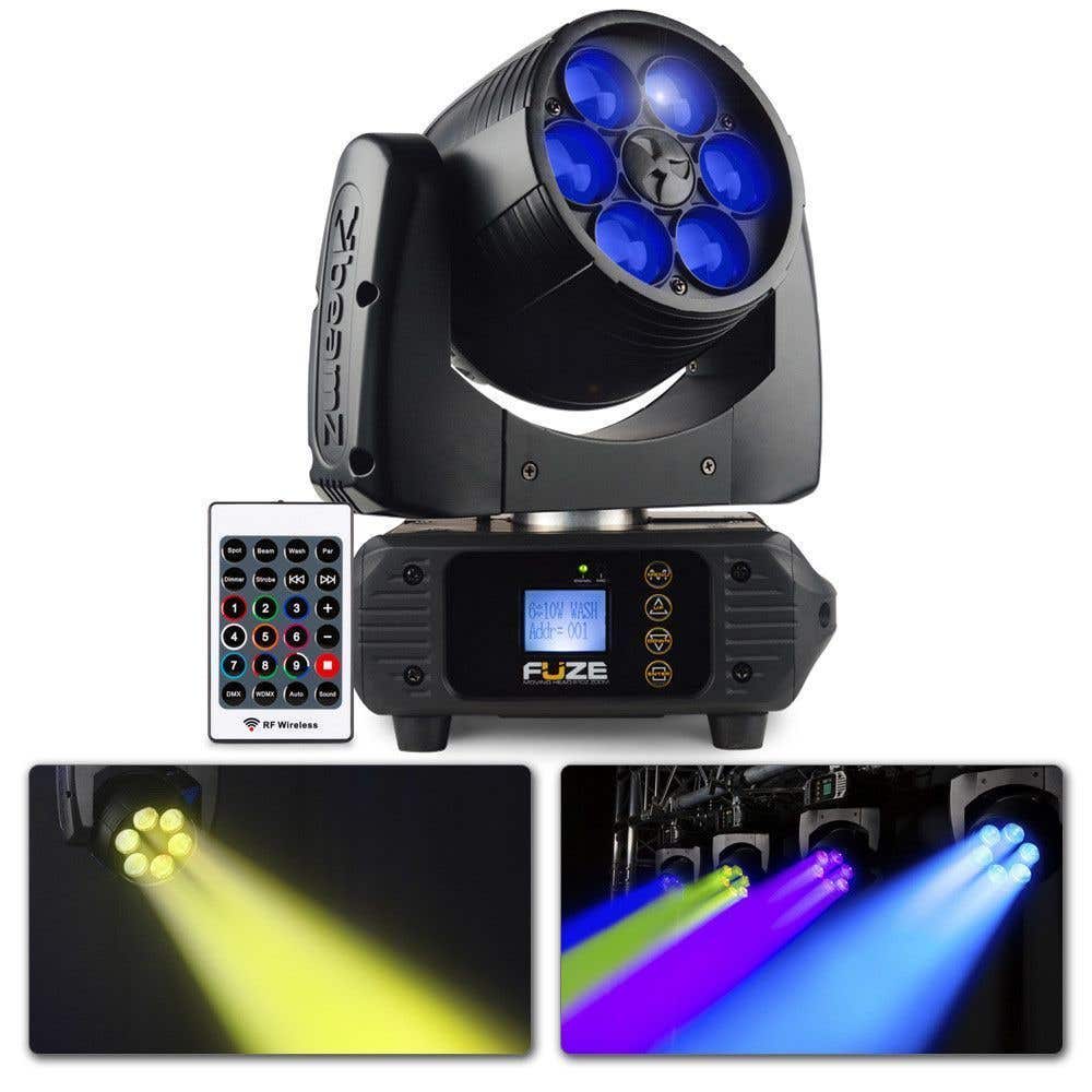 BeamZ FUZE610Z Wash Moving Head mit 6x 10 W LEDs