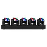 BeamZ Galaxy5 Moving Head Bar – 5x 40W Moving Heads – Pixelring – RGBW LEDs