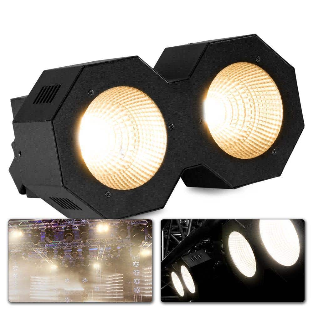 BeamZ S200 Stage Blinder und Stroboskop mit 2x 50 Watt COB LEDs