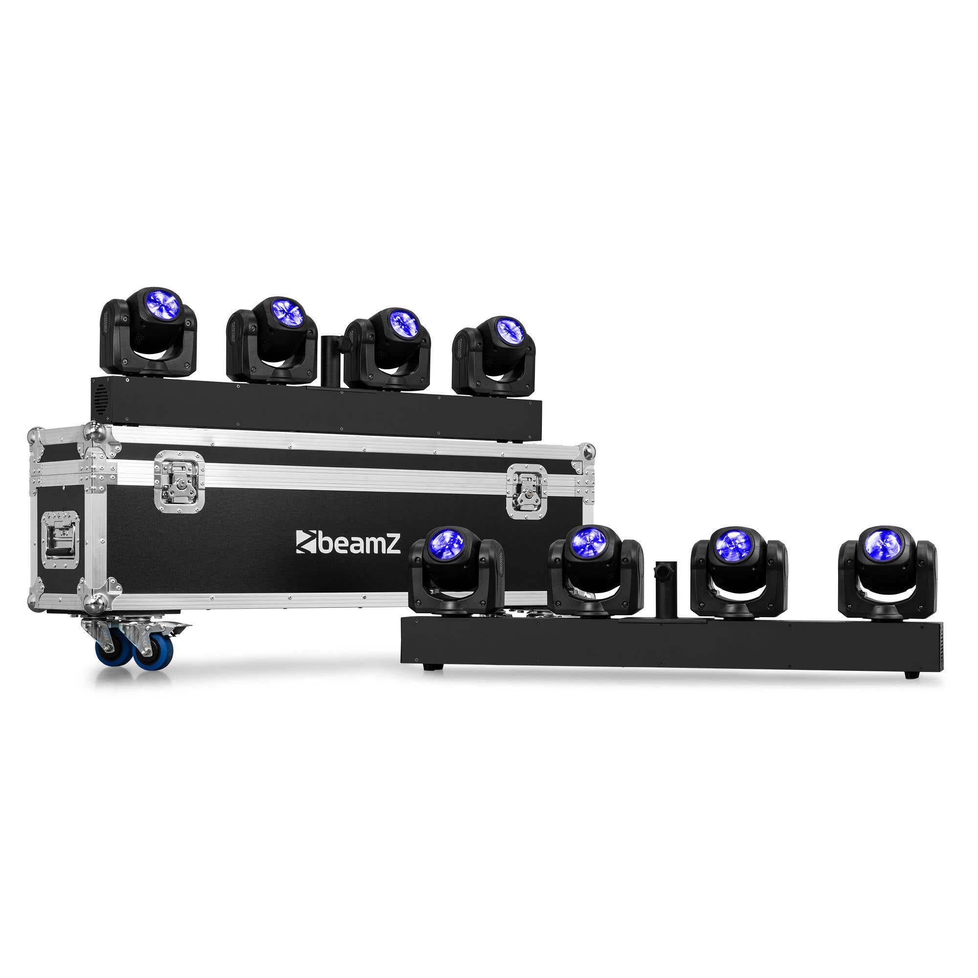 beamZ Panther Quatro Moving Head Bar 2er Tour Set inkl. Case - Beam RGBW