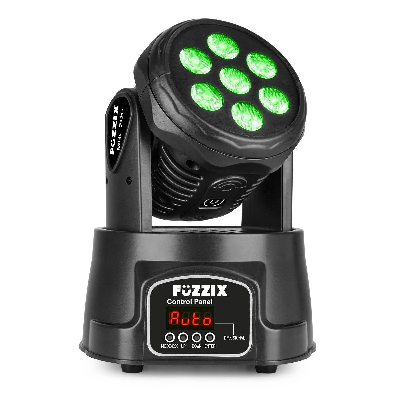 B-Ware - Fuzzix MHC706 LED-Moving Head Wash - 7x 6W RGBW LEDs - DMX