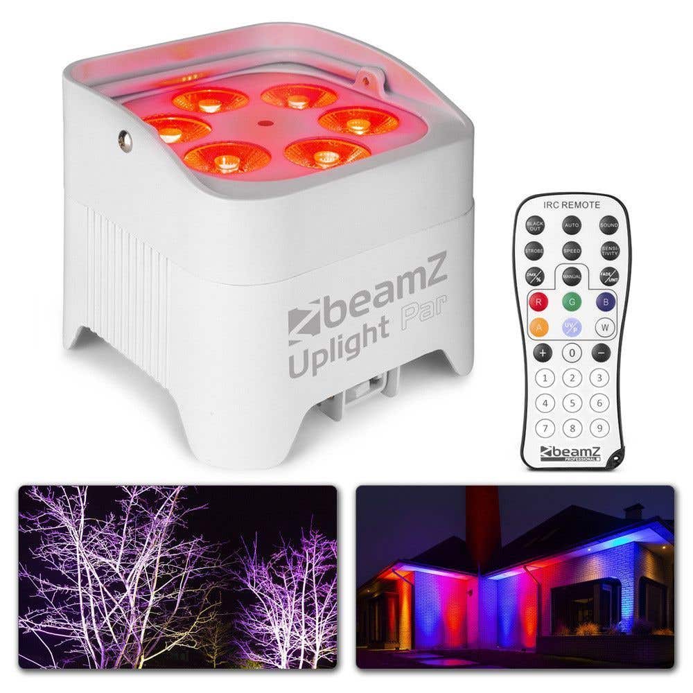 BeamZ BBP96SW Uplight LED Strahler Batterie PAR 6x12 W Wireless DMX