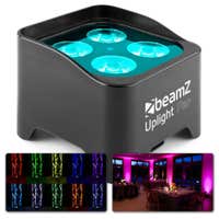 BeamZ BBP90 Uplight PAR Spot mit 4x 4 Watt LED Akku Strahler