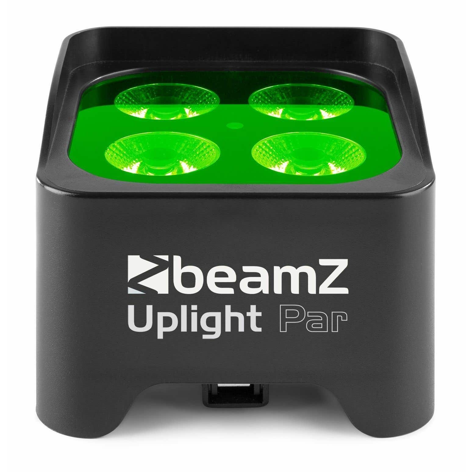 BeamZ BBP90 Uplight PAR Spot mit 4x 4 Watt LED Akku Strahler