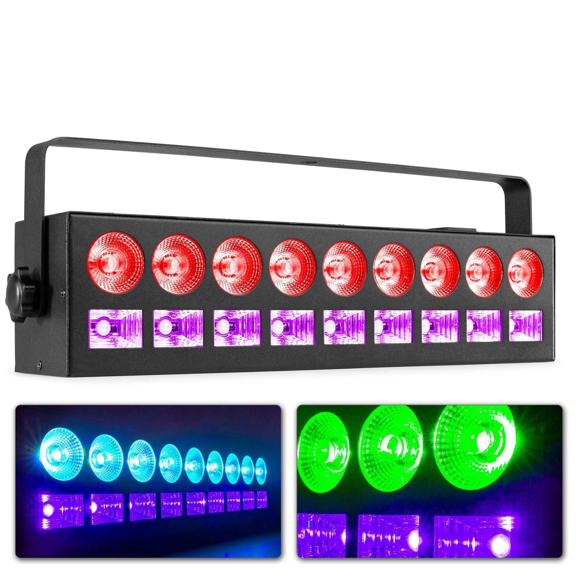 B-Ware - BeamZ LCB99 LED-Leiste mit 9x Farb-LEDs und 9x Schwarzlicht-LEDs