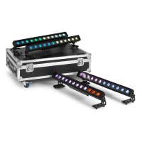 BeamZ Pro LCB1215IP LED Bars 4er Set im Flightcase - 12x 15W 6-in-1 LEDs - IP65