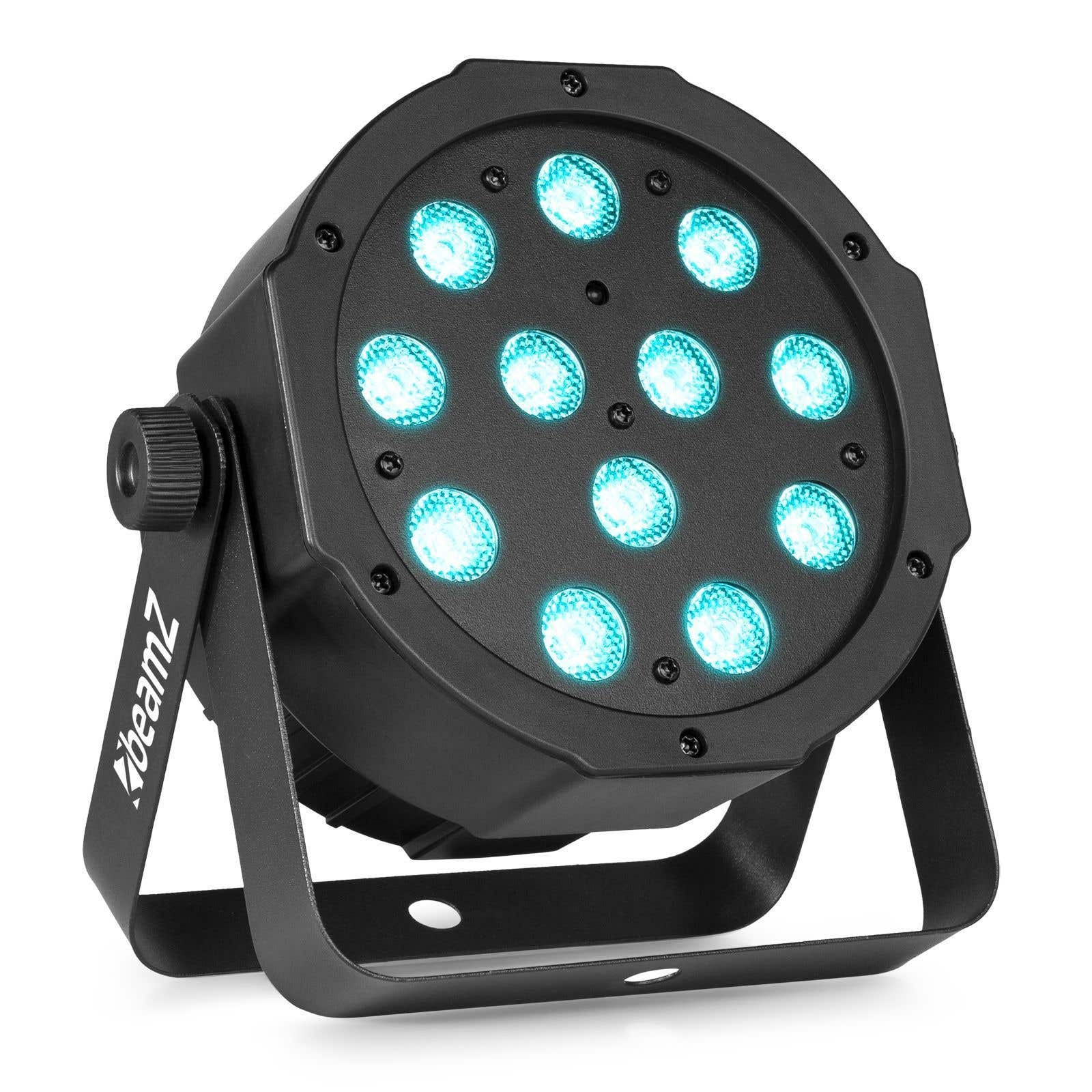 BeamZ SlimPar37 LED Par mit 12x 4W RGBW LEDs und DMX - Inkl.