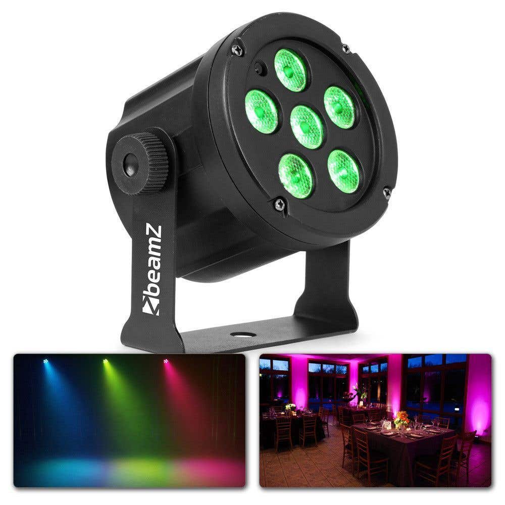 BeamZ SlimPar30 - Leistungsstarker kompakter LED-Par-Spot 6x 3 W LEDs
