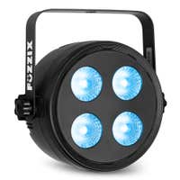 Fuzzix PLF20 Party-LED-Par mit 4x 12W LEDs - RGBAW-UV - Fernbedienung inkl.