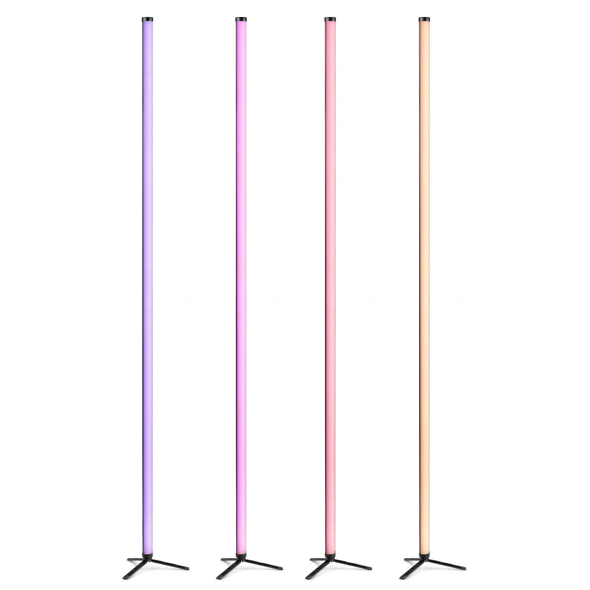 BeamZ Pro Hera L LED Tube Set - 4 LED Tubes im Flightcase - IP65 - 10 Std. Akku - 640 RGBMA LEDs