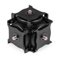 BeamZ Pro HR3W Eckverbinder für Hera LED Tubes - 90 Grad Winkel - Verbinder für 3 LED Tubes - Schwarz