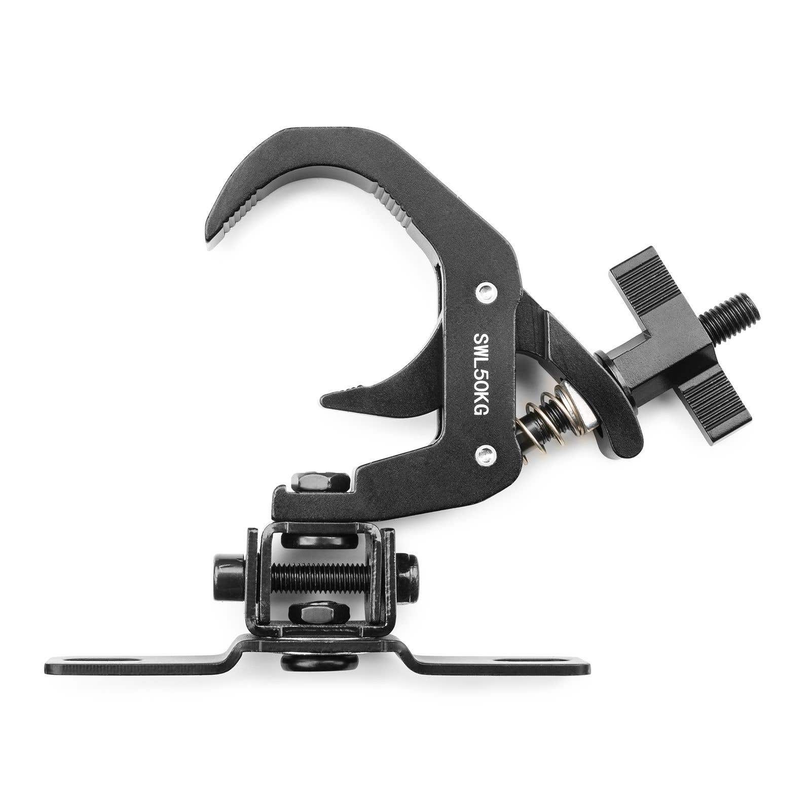 BC50B-75M Traversenklemme mit beweglichem Kopf und Schnellauslösung - max. 50 kg - Schwarz