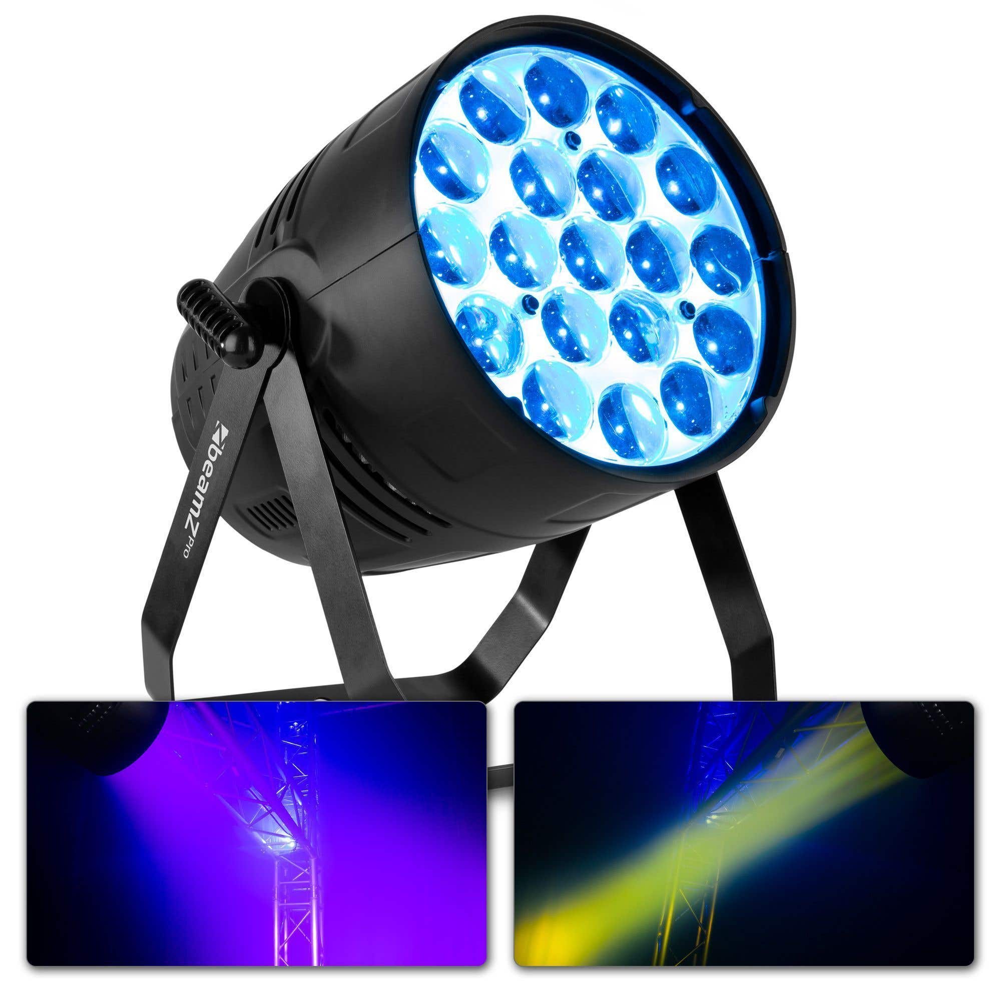 B-Ware - BeamZ BAC550Z Aluminium PAR-Spot mit 19x 15 Watt-LEDs (RGBW) und Zoom
