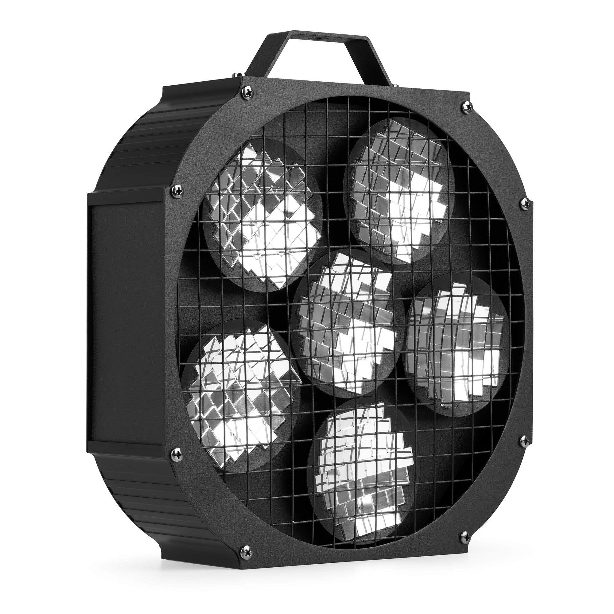 Fuzzix MBR60 Spiegelreflektor – 6 rotierende Spiegelplatten mit 37 Spiegeln – DMX