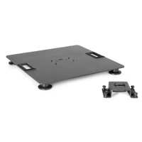 B-Ware - BeamZ Pro DOTBAR Bodenplatte & Connector Set – Stabile Metall Baseplate mit verstellbaren Füßen