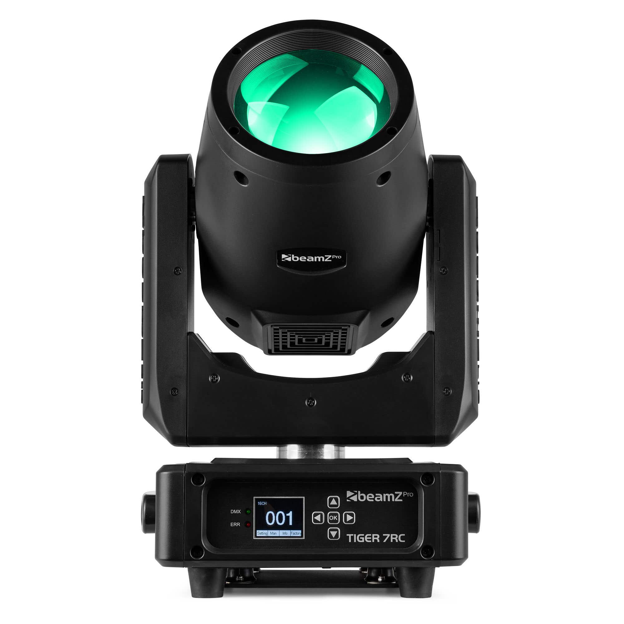 BeamZ Tiger 7RC Moving Head – 230W, 1° Beam, 15 Gobos, DMX
