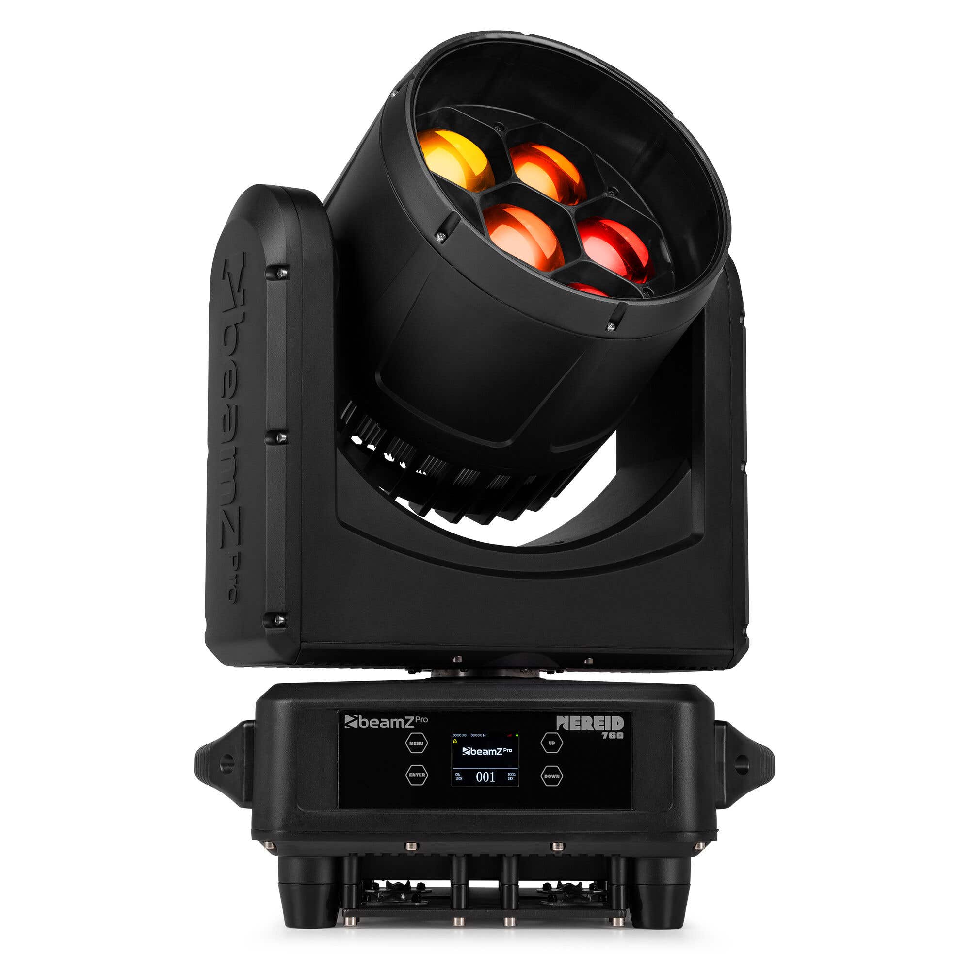 BeamZ Professional Nereid760 Bee Eye LED Moving Head Outdoor 7x 60W RGBW, Zoom, DMX