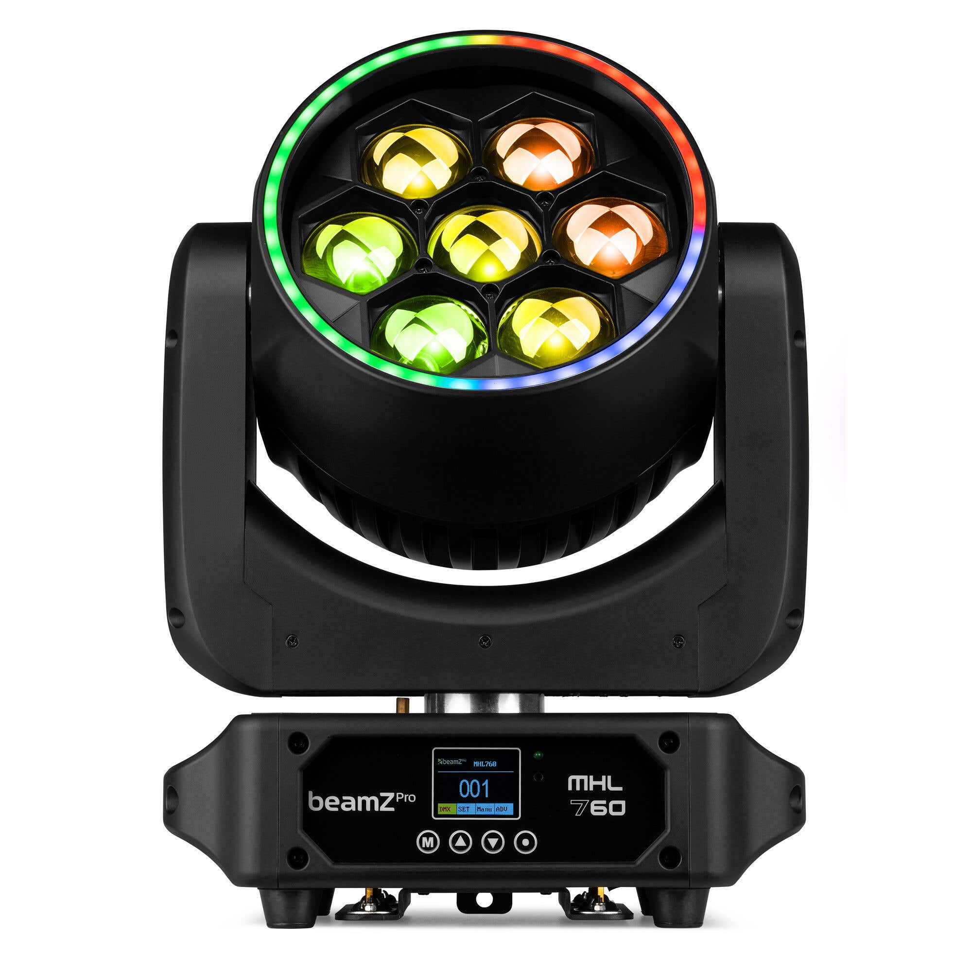 BeamZ Professional MHL760 Wash Moving Head mit Zoom - 7x 60W LED's