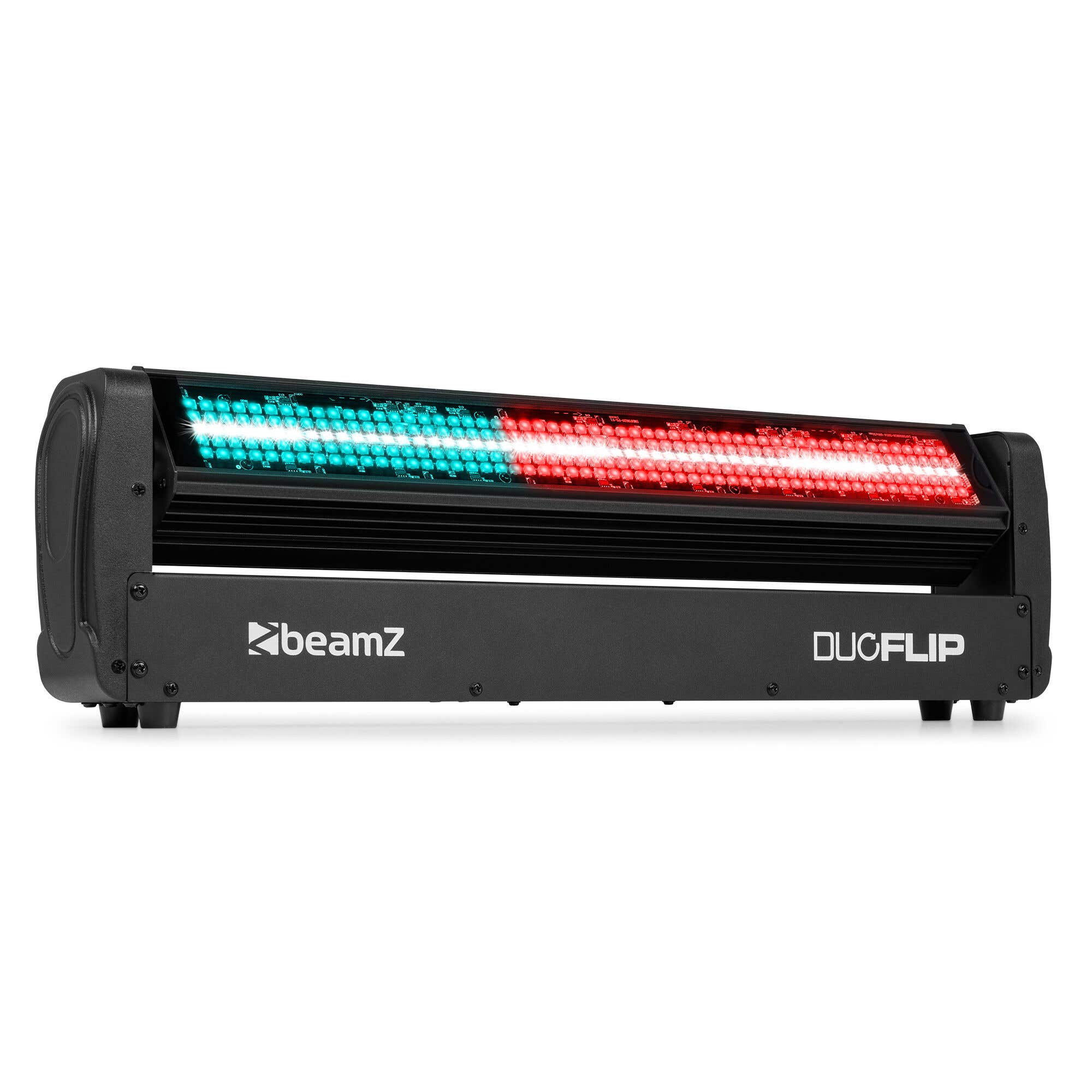 BeamZ DuoFlip Moving Bar - LED Bar mit Beam und Strobe - 360° Rotation - RGBW LEDs