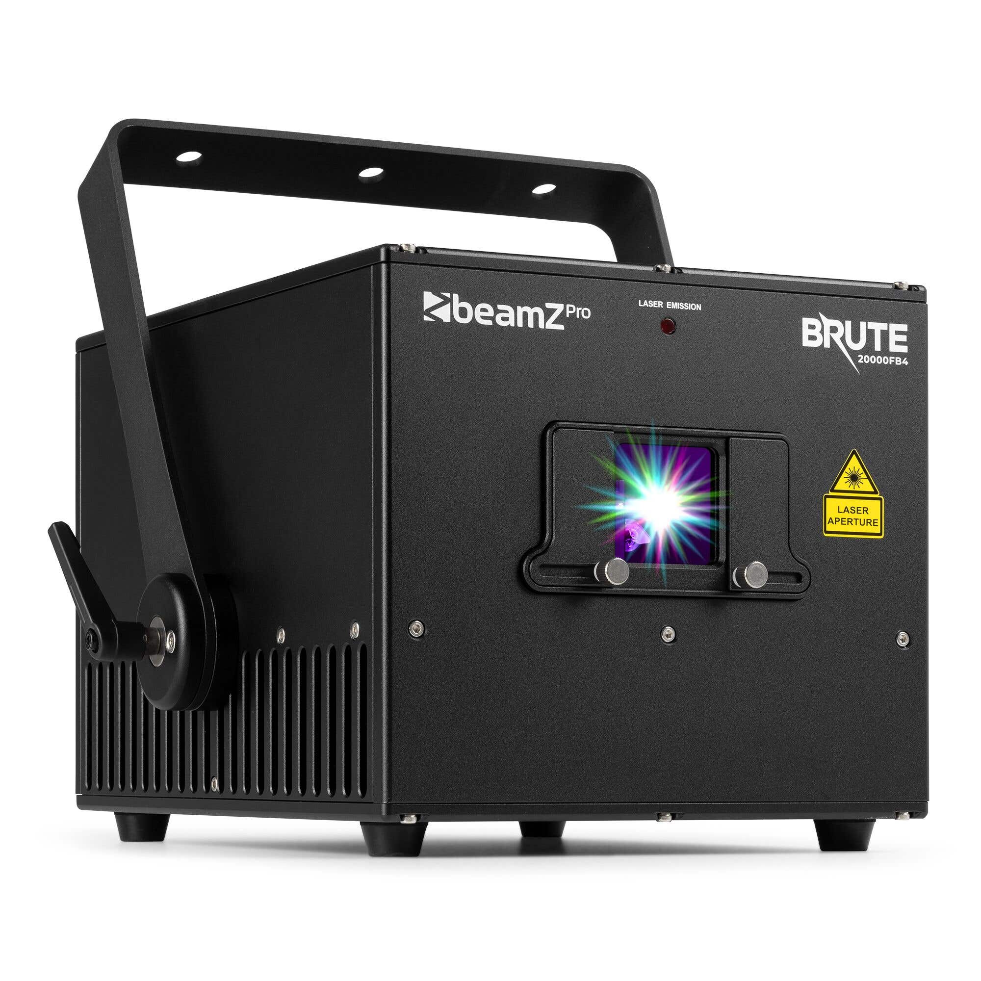 BeamZ Pro Brute 20000FB4 - Pure Diode RGB Laser - IP65 Wasserdicht - Pangolin, ArtNet & ILDA - 20W
