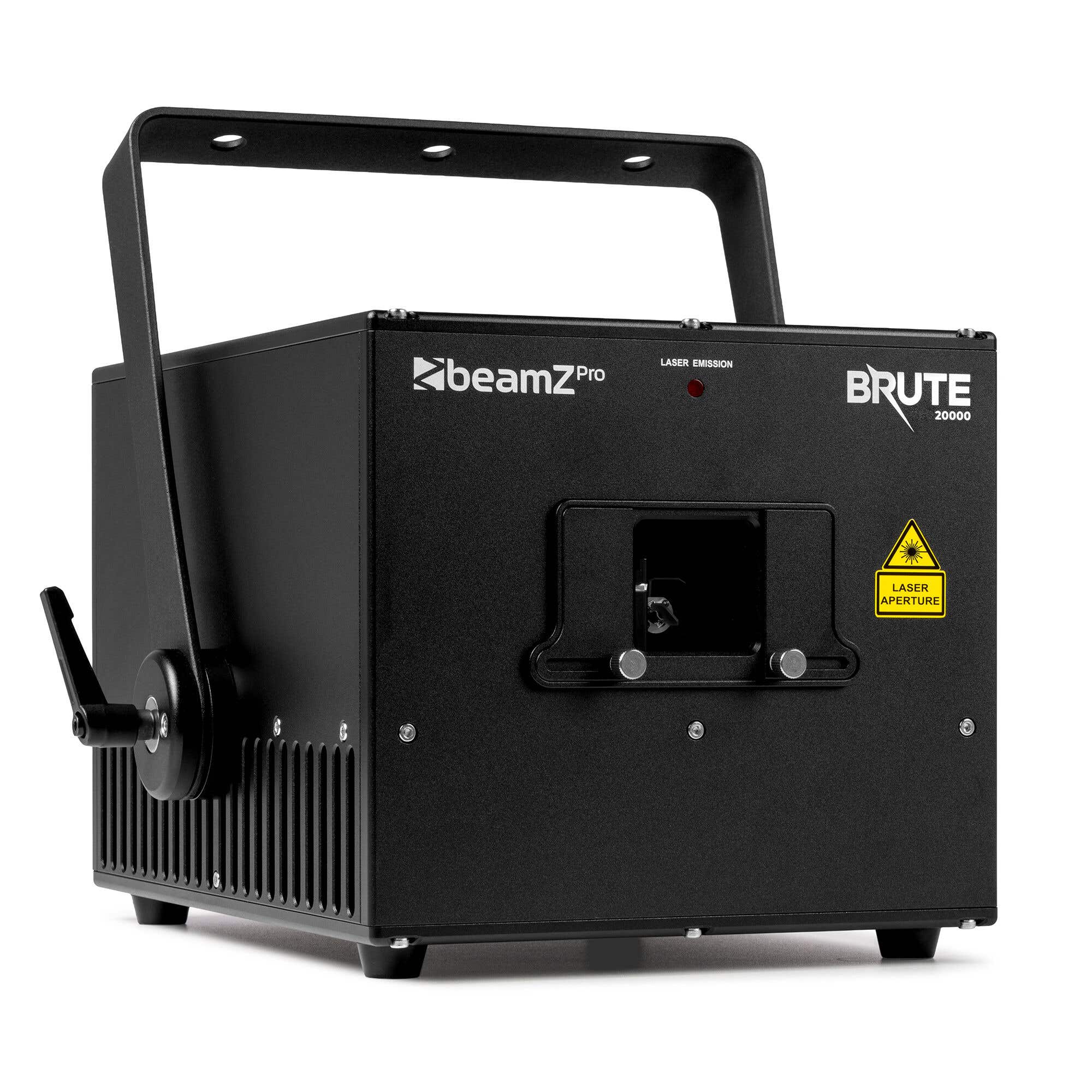 BeamZ Pro Brute 20000 Laser - Pure Diode RGB Laser - IP65 Wasserdicht - Mit ILDA & DMX - 20W