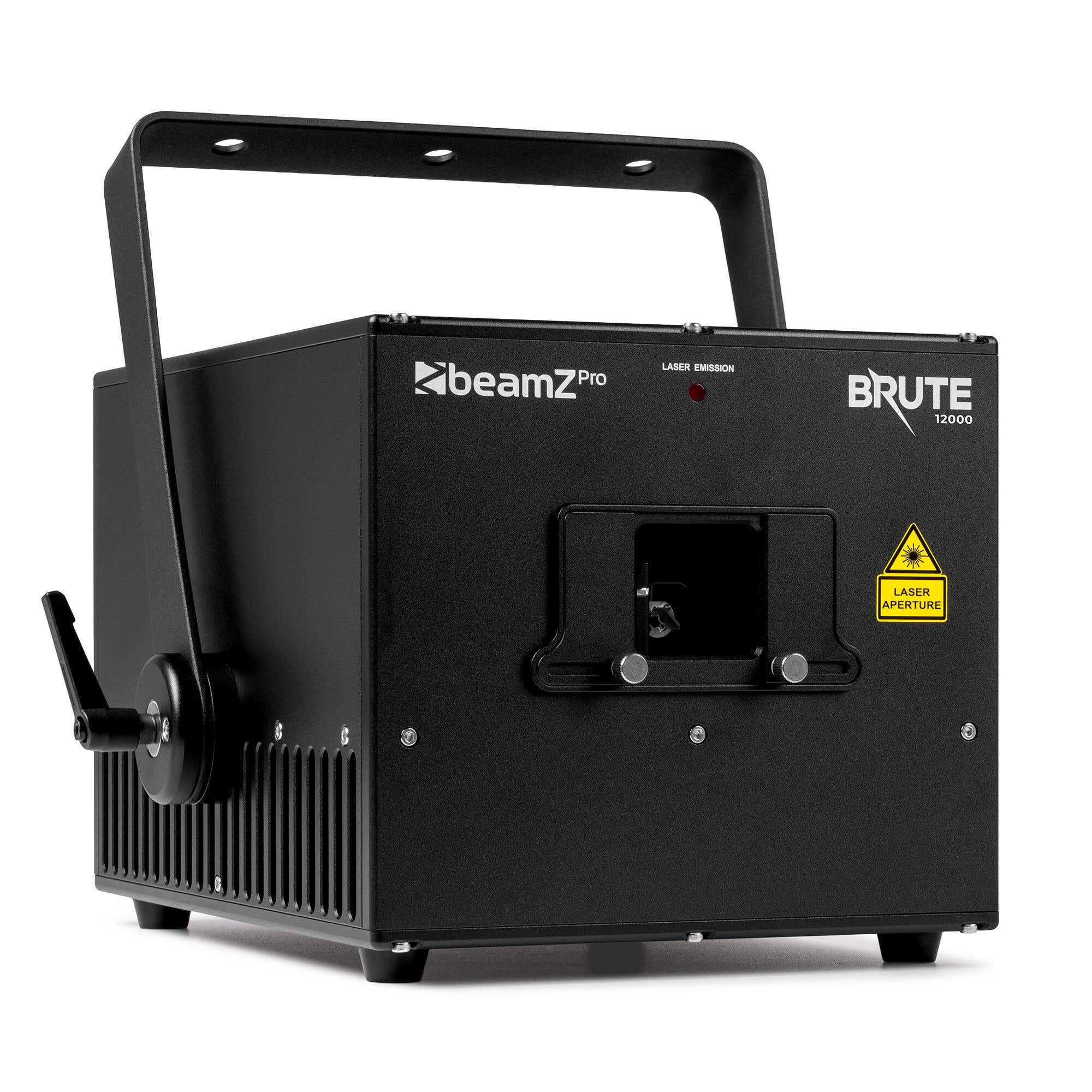 BeamZ Pro Brute 12000 Laser - Pure Diode RGB Laser - IP65 Wasserdicht - Mit ILDA & DMX - 12W