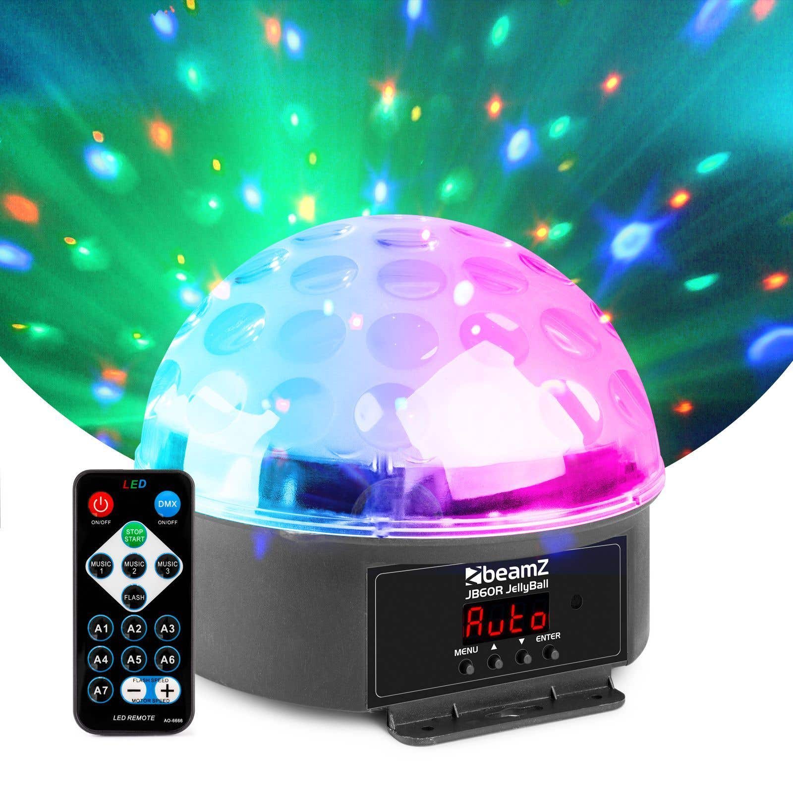 BeamZ JB60R Jelly Ball LED Disco Lampe mit vielen bewegten Lichtstrahlen