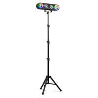 Fuzzix AllStar2 LED-Discolicht auf Stativ - 2 PAR-Scheinwerfer + 2 Jelly Balls - Inkl. Fernbedienung