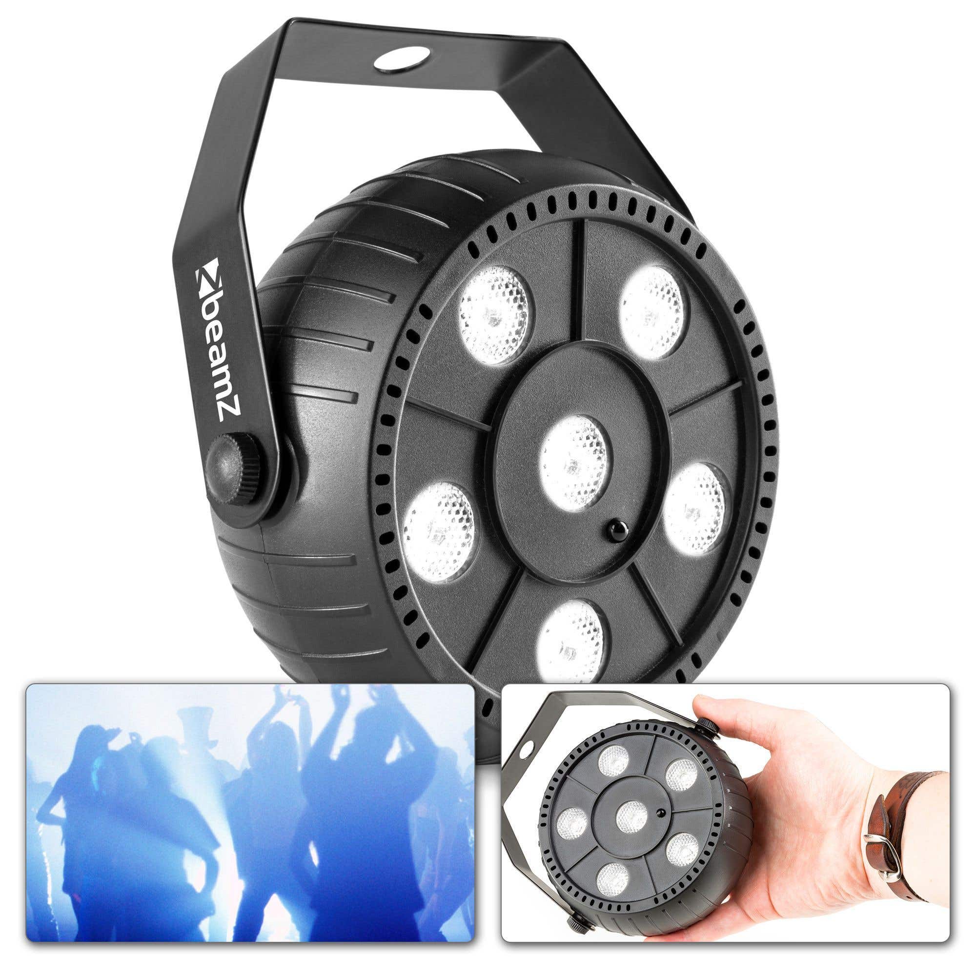 Fuzzix PLP12 LED-Blitzlicht mit Akku - 6x 1W LEDs