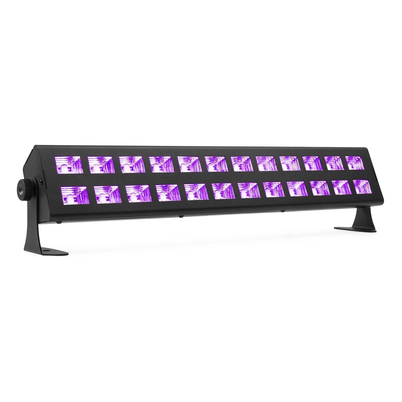 BeamZ BUV2123 UV Bar Schwarzlicht Strahler 24x 3 Watt LEDs