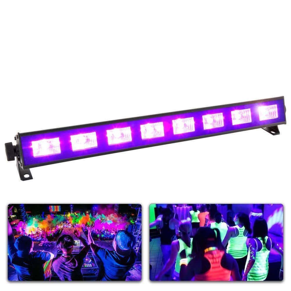 BeamZ BUV93 LED Blacklight BAR mit hoher Leistung von 8x 3 W