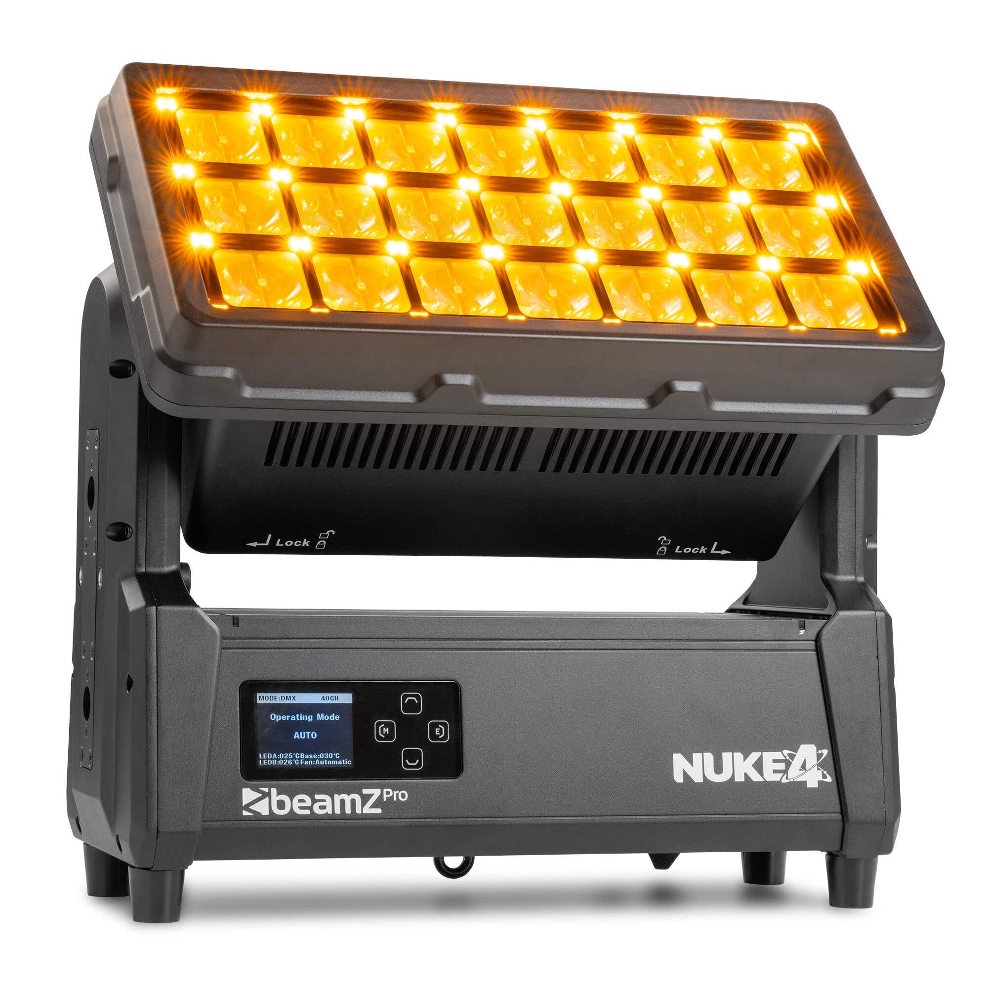 BeamZ Pro NUKE4 – LED Beam & Strobe Kombi – Frostfilter & IP65 – RGBWA