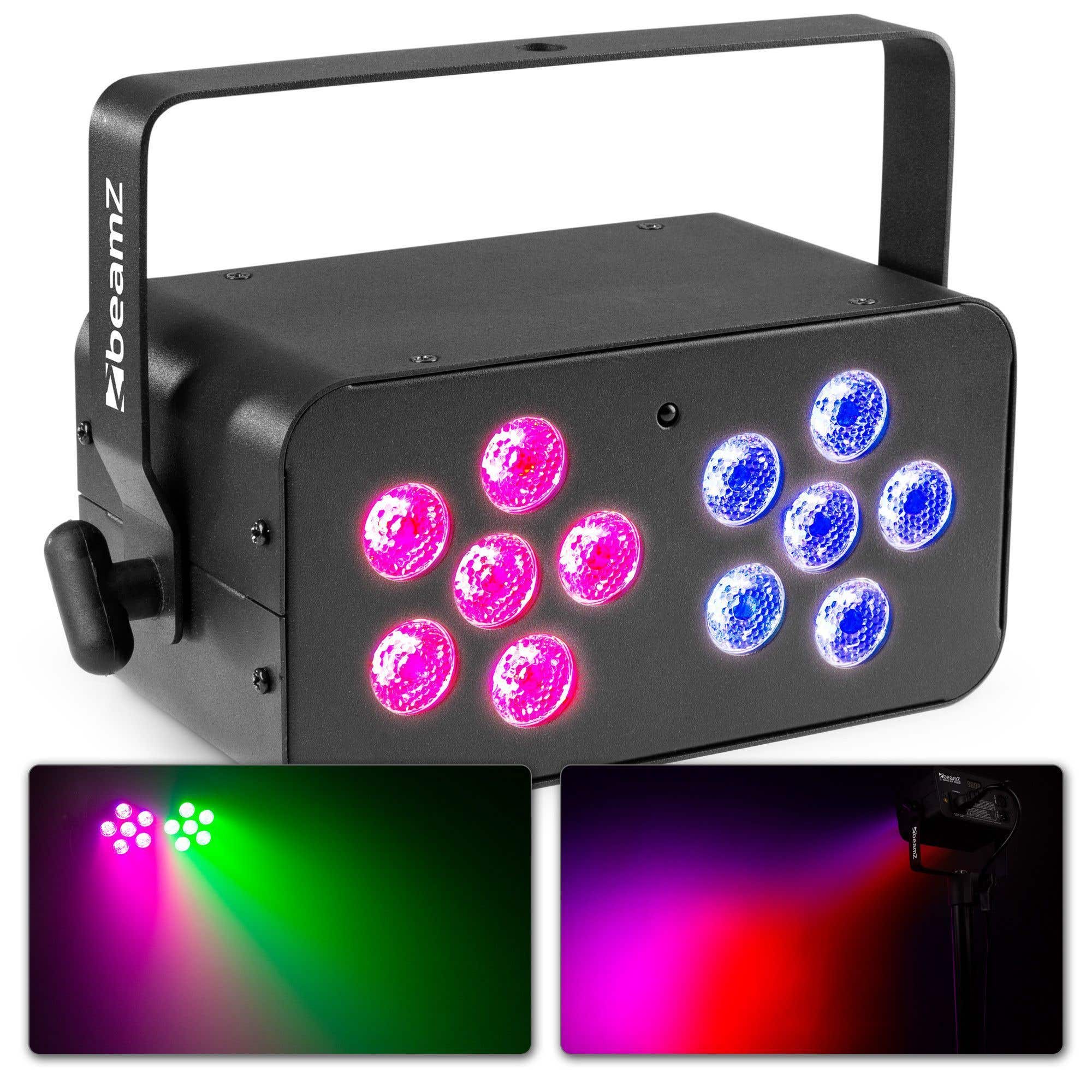 BeamZ DJ Bank 124 RGBW mit 12x 4W LEDs und Fernbedienung