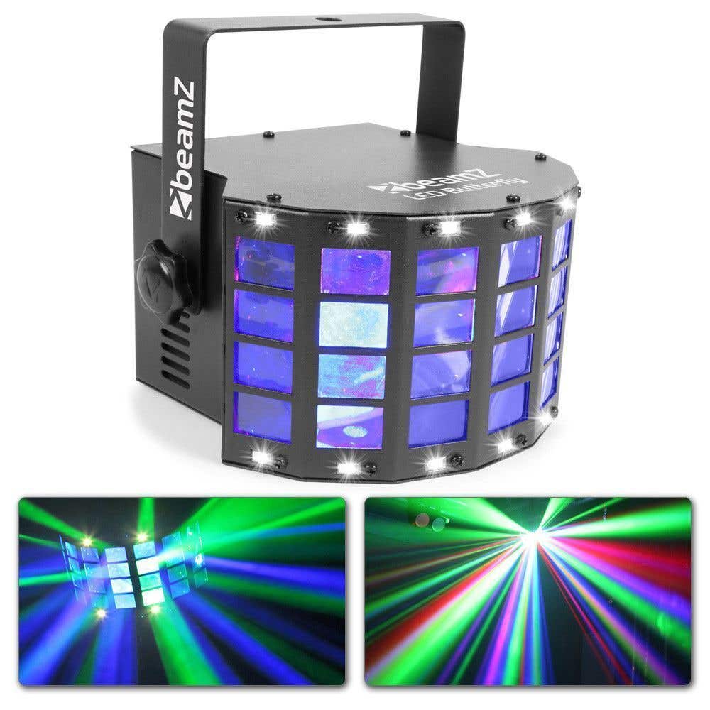 BeamZ LED Butterfly mit LED-Stroboskop 2-in-1 Lichteffekt