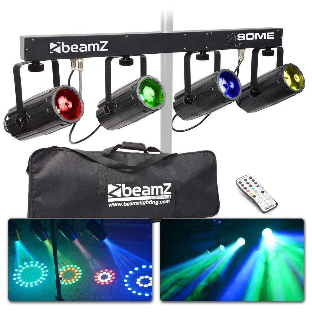 BeamZ 4-Some Lichtset 4x 57 RGBW LEDs DMX