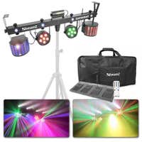 BeamZ Showbar All-in-One-Lichtset mit kabelloser Fußsteuerung