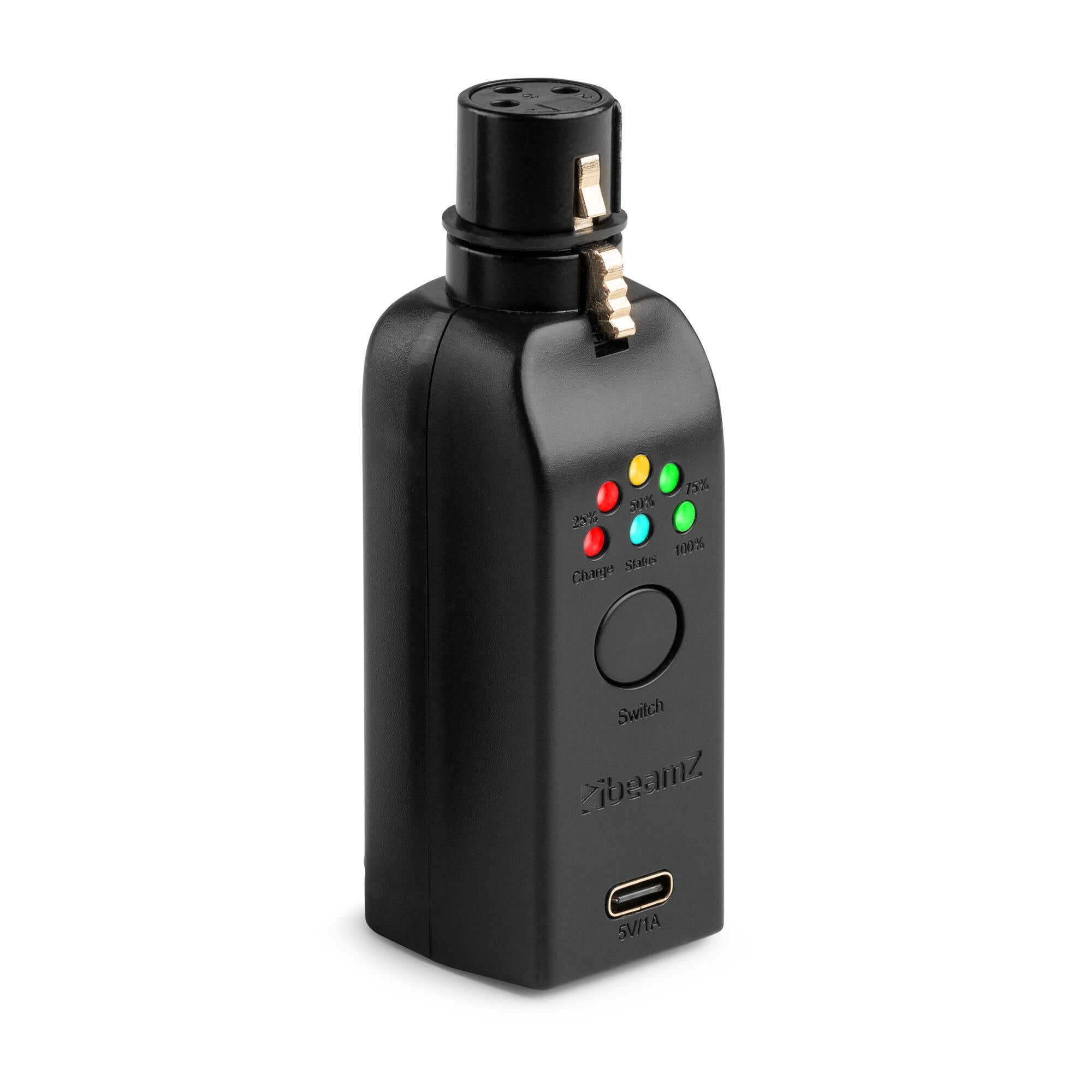 BeamZ WD1F EazyLink drahtloser DMX-Empfänger – DMX Transceiver mit integriertem Akku