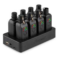 BeamZ Komplettes drahtloses DMX System – Empfänger & Sender für DMX – Mit Ladestation