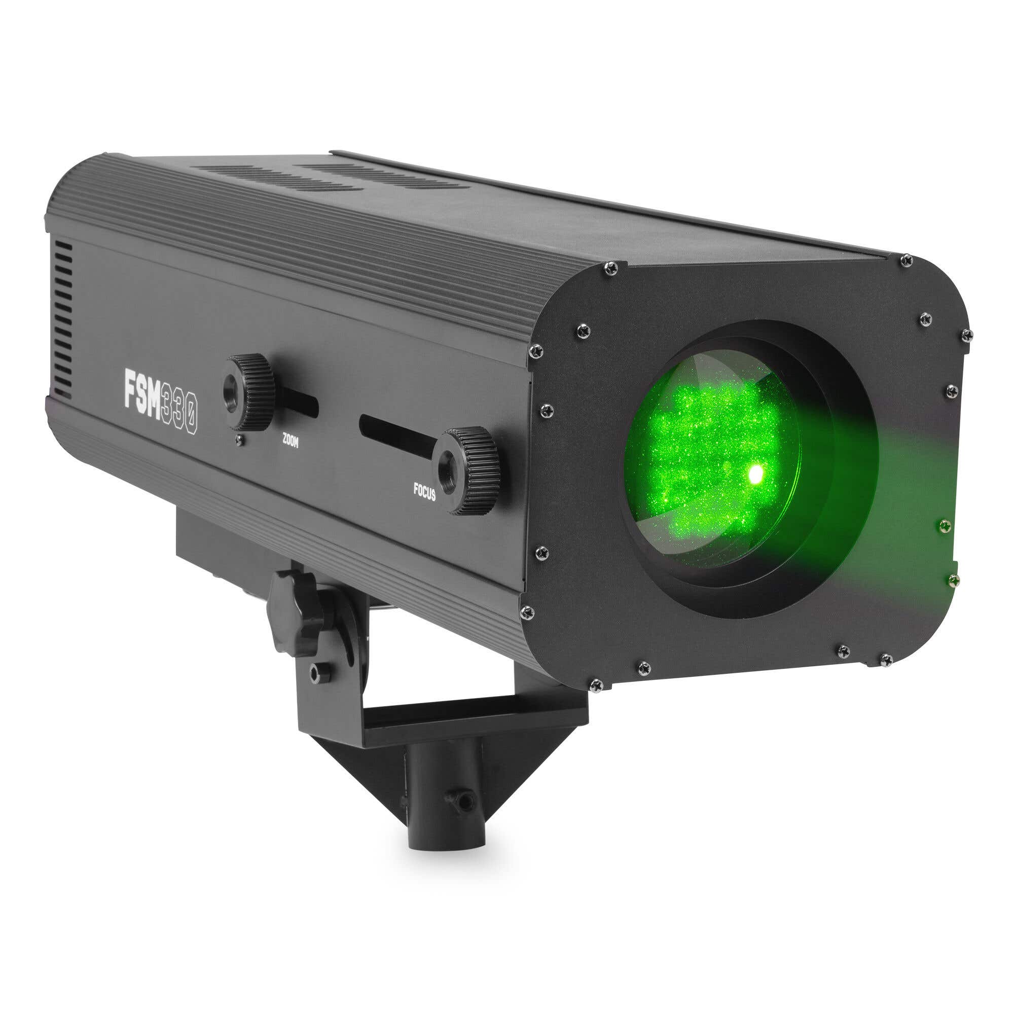 BeamZ FSM330 Follow Spot - 5-farbiges Farbrad - Stativ & Zoom - 200W COB LED