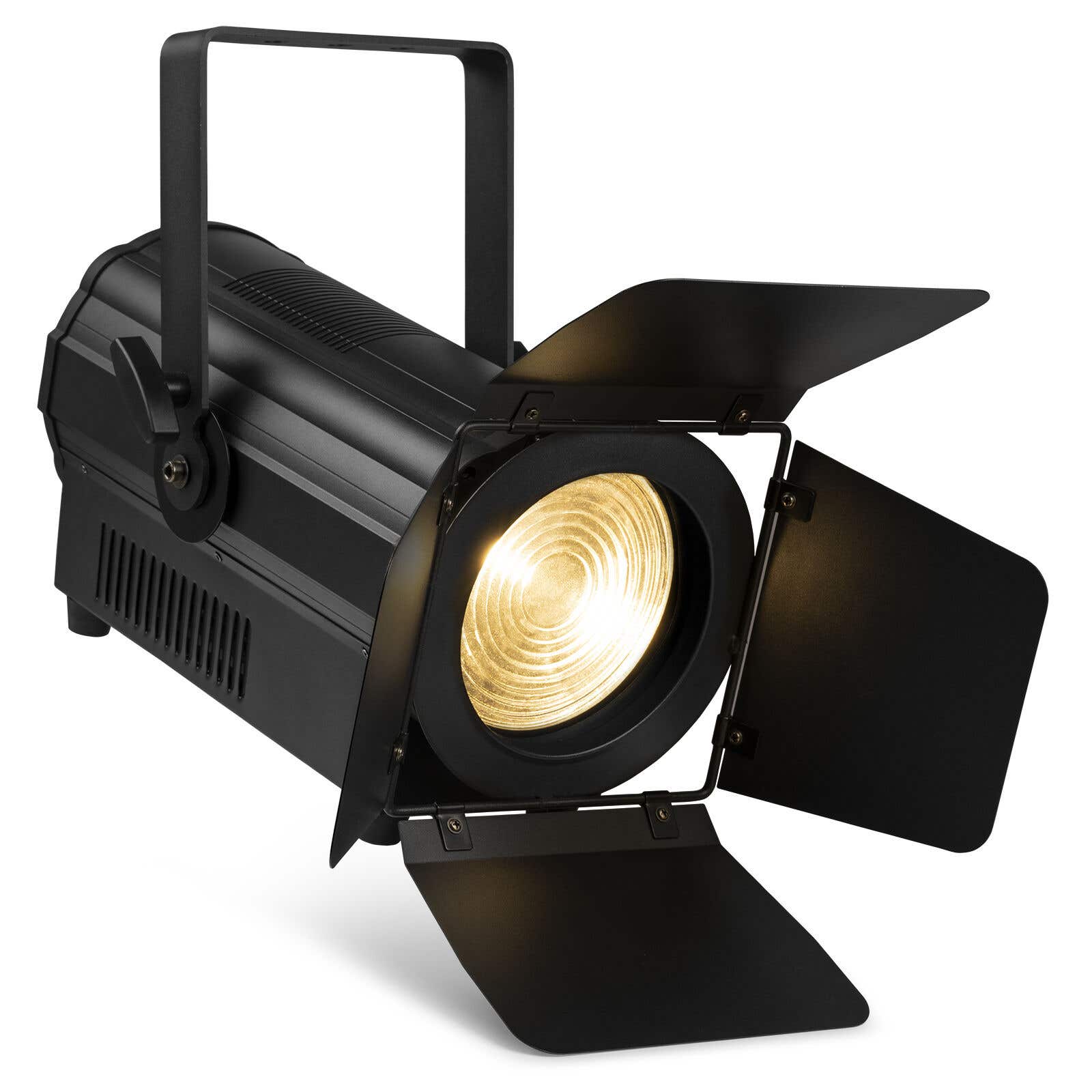 B-Ware - BeamZ Professional BTK200W Fresnel mit manuellem Zoom – Warmweißes COB-LED – 200 W – 3000 K – Schwarz