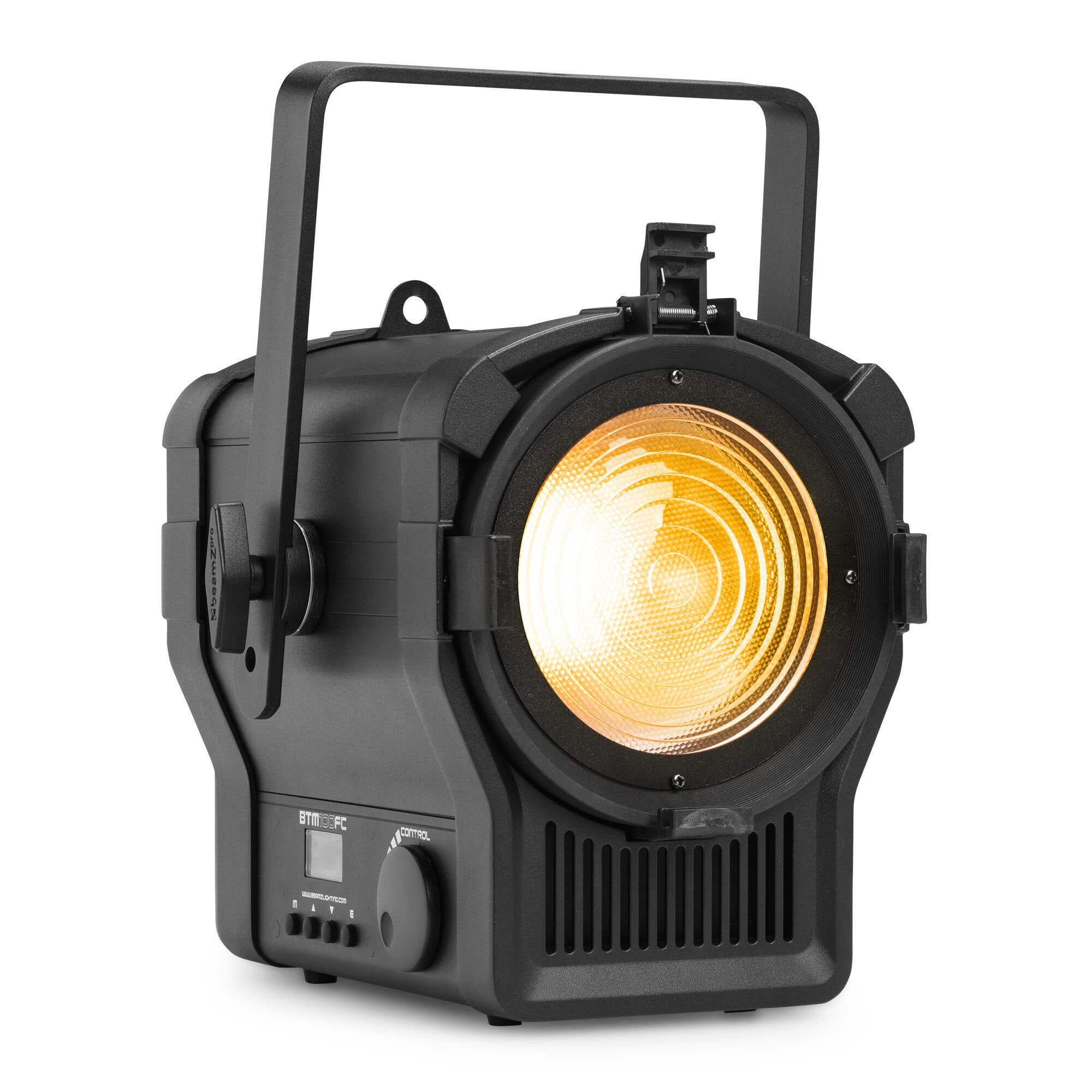 BeamZ Professional BTM100FC Fresnel mit RGBALC LED – Motorzoom – 2600K-10000K – 100W