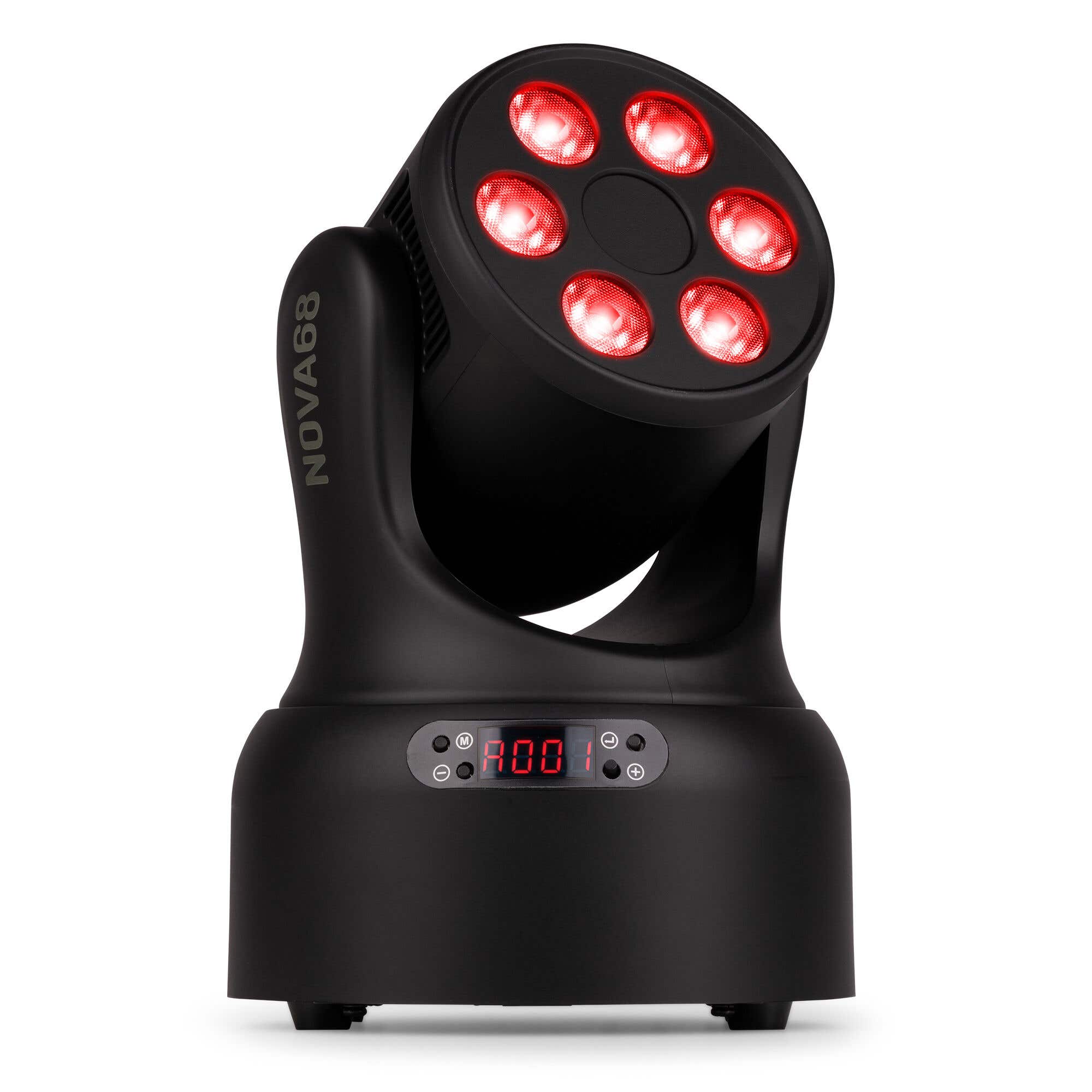 BeamZ NOVA68-BK Wash Moving Head - Kompakt mit 6x 8W RGBW LEDs - Schwarz