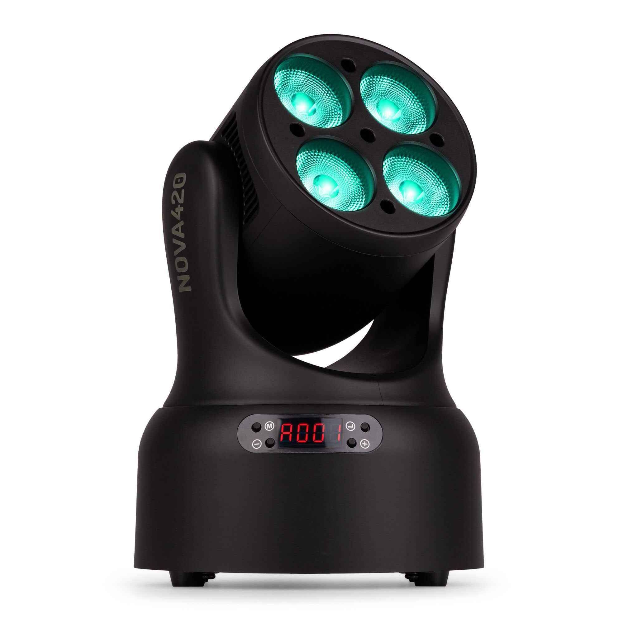 BeamZ NOVA420-BK Wash Moving Head – 4x 20W RGBW LEDs – Schwarz