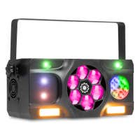 Fuzzix Stellar2 LED Partylicht - Discolampe - Multi DJ-Effekt - RGBW LEDs, Gobos & Stroboskop