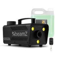 BeamZ S553L Nebelmaschine mit LEDs – 2L Nebelfluid – 3 RGB LEDs – 550W
