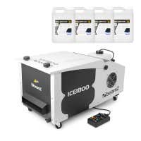 BeamZ ICE1800 Nebelmaschine mit Eisfach - Low Fogger - Bodennebel erzeugen - Inkl. 20L Nebelfluid