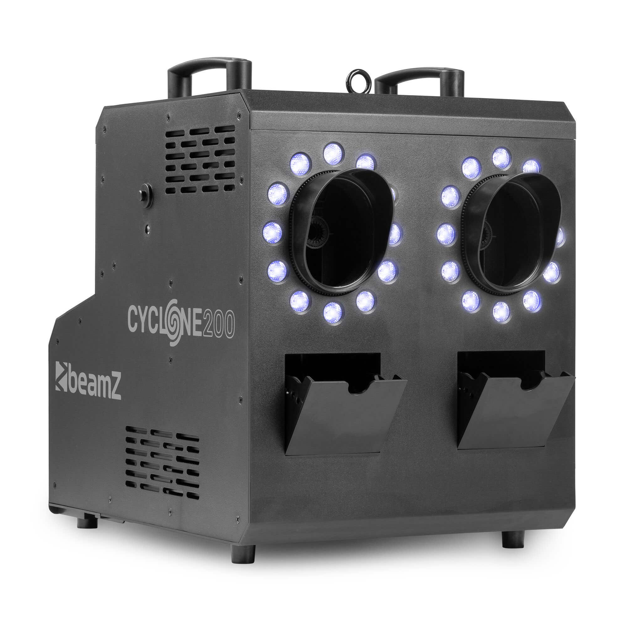 BeamZ Cyclone200 Nebel- und Seifenblasenmaschine Kombi - Mit Lichteffekten - 24 RGBW LEDs