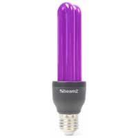BeamZ Schwarzlicht UV-Energiesparlampe 25 W mit E27-Fassung